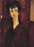 Amedeo Modigliani Portrait of a Girl (mk39) painting